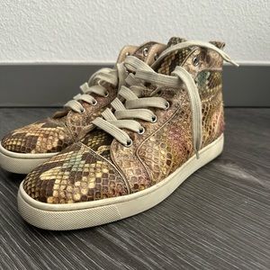 Sneakers Christian Louboutin python multicolor